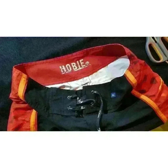 HOBIE Mens BLACK Swim Bathing Suit ZIP Pocket pants bottoms NO LINER size 36 Reg - Picture 5 of 5